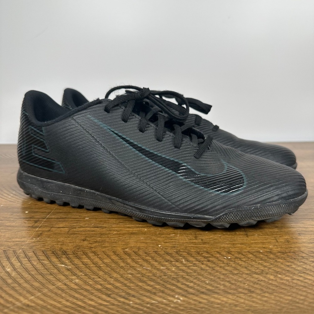 Nike Soccer Shoes Mens 10.5 Black Mercurial Vapor 16 Club TF Turf Cleats